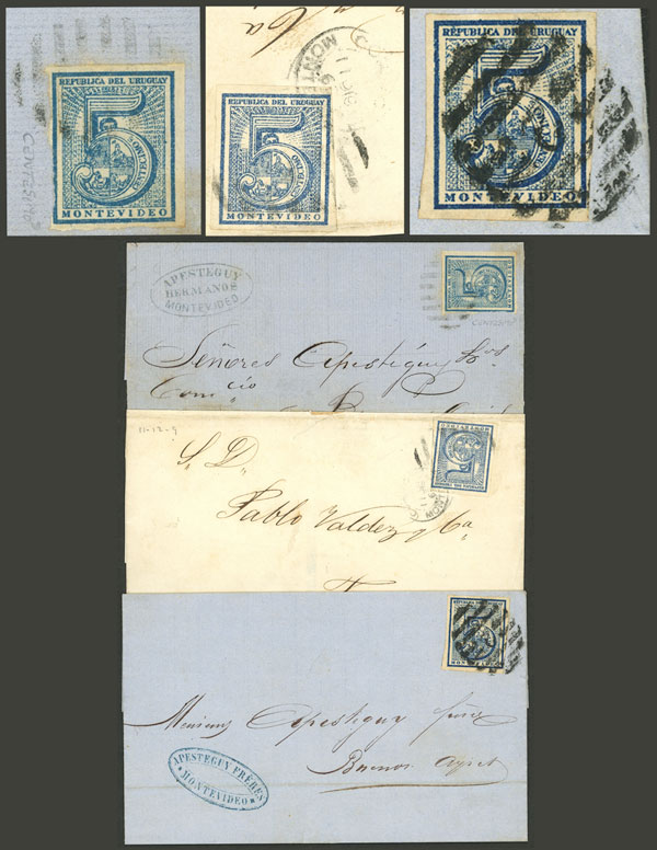 Lot 11 - Uruguay general issues -  Guillermo Jalil - Philatino Auction # 2229 URUGUAY: Selection of 100 good lots!