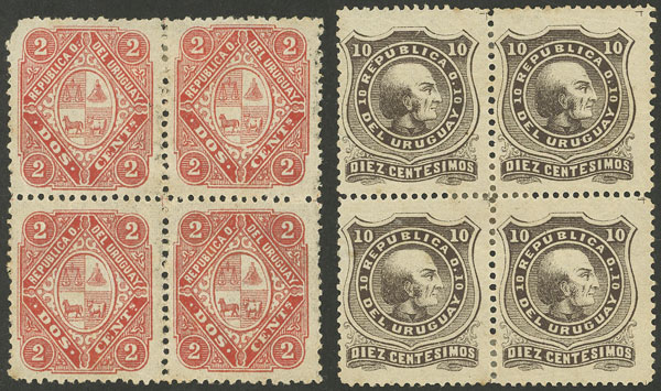 Lot 24 - Uruguay general issues -  Guillermo Jalil - Philatino Auction # 2229 URUGUAY: Selection of 100 good lots!
