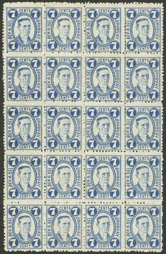 Lot 19 - Uruguay general issues -  Guillermo Jalil - Philatino Auction # 2229 URUGUAY: Selection of 100 good lots!
