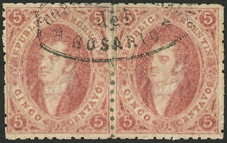 Lot 7 - Argentina rivadavia -  Guillermo Jalil - Philatino Auction # 2230 ARGENTINA: Sale of 