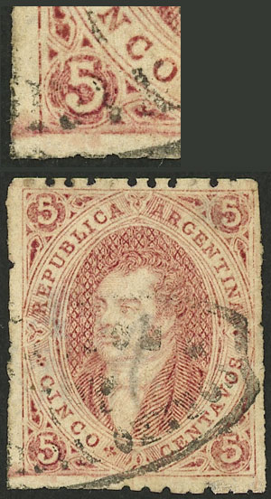 Lot 99 - Argentina rivadavia -  Guillermo Jalil - Philatino Auction # 2230 ARGENTINA: Sale of 