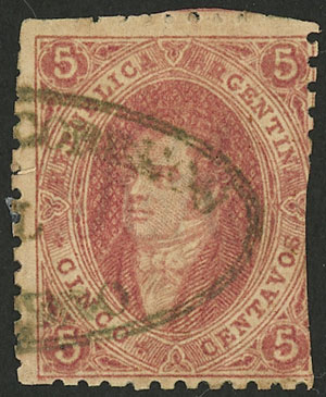 Lot 26 - Argentina rivadavia -  Guillermo Jalil - Philatino Auction # 2230 ARGENTINA: Sale of 