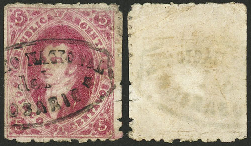 Lot 101 - Argentina rivadavia -  Guillermo Jalil - Philatino Auction # 2230 ARGENTINA: Sale of 