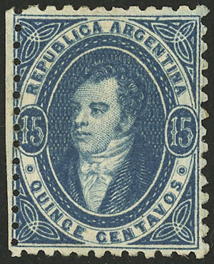 Lot 68 - Argentina rivadavia -  Guillermo Jalil - Philatino Auction # 2230 ARGENTINA: Sale of 