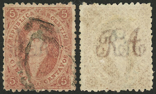 Lot 44 - Argentina rivadavia -  Guillermo Jalil - Philatino Auction # 2230 ARGENTINA: Sale of 