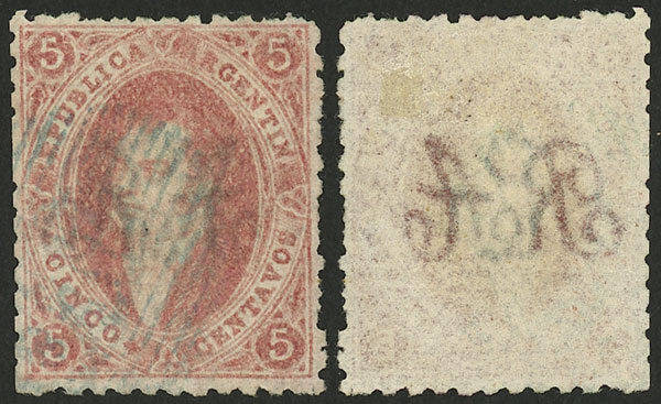 Lot 21 - Argentina rivadavia -  Guillermo Jalil - Philatino Auction # 2230 ARGENTINA: Sale of 