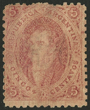 Lot 45 - Argentina rivadavia -  Guillermo Jalil - Philatino Auction # 2230 ARGENTINA: Sale of 