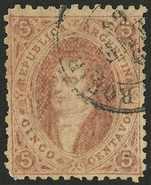 Lot 41 - Argentina rivadavia -  Guillermo Jalil - Philatino Auction # 2230 ARGENTINA: Sale of 