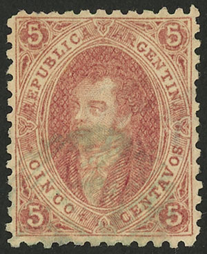 Lot 9 - Argentina rivadavia -  Guillermo Jalil - Philatino Auction # 2230 ARGENTINA: Sale of 