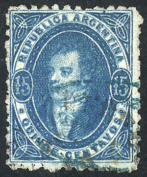 Lot 92 - Argentina rivadavias -  Guillermo Jalil - Philatino Auction # 2232 ARGENTINA: Special September auction