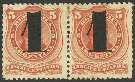 Lot 108 - Argentina general issues -  Guillermo Jalil - Philatino Auction # 2232 ARGENTINA: Special September auction