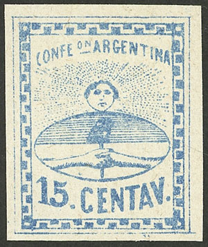 Lot 62 - Argentina confederation -  Guillermo Jalil - Philatino Auction # 2232 ARGENTINA: Special September auction