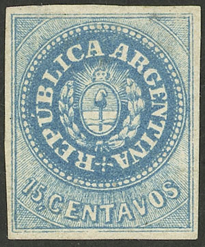 Lot 63 - Argentina escuditos -  Guillermo Jalil - Philatino Auction # 2232 ARGENTINA: Special September auction