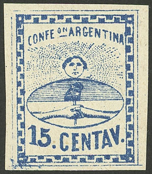 Lot 27 - Argentina confederation -  Guillermo Jalil - Philatino Auction # 2233 ARGENTINA: Very enjoyable general auction, with a lot of interesting material of all periods!!