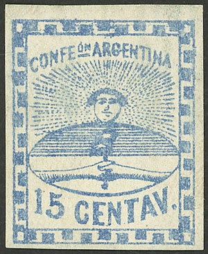 Lot 55 - Argentina confederation -  Guillermo Jalil - Philatino Auction # 2234 ARGENTINA: 