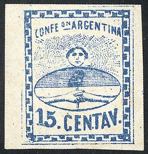Lot 33 - Argentina confederation -  Guillermo Jalil - Philatino Auction # 2235 ARGENTINA: General auction with many 