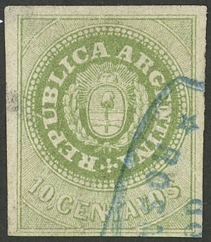Lot 39 - Argentina escuditos -  Guillermo Jalil - Philatino Auction # 2235 ARGENTINA: General auction with many 