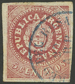 Lot 57 - Argentina escuditos -  Guillermo Jalil - Philatino Auction # 2235 ARGENTINA: General auction with many 