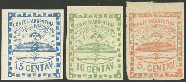 Lot 25 - Argentina confederation -  Guillermo Jalil - Philatino Auction # 2235 ARGENTINA: General auction with many 