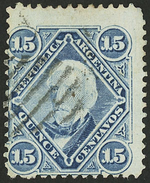 Lot 187 - Argentina general issues -  Guillermo Jalil - Philatino Auction # 2235 ARGENTINA: General auction with many 