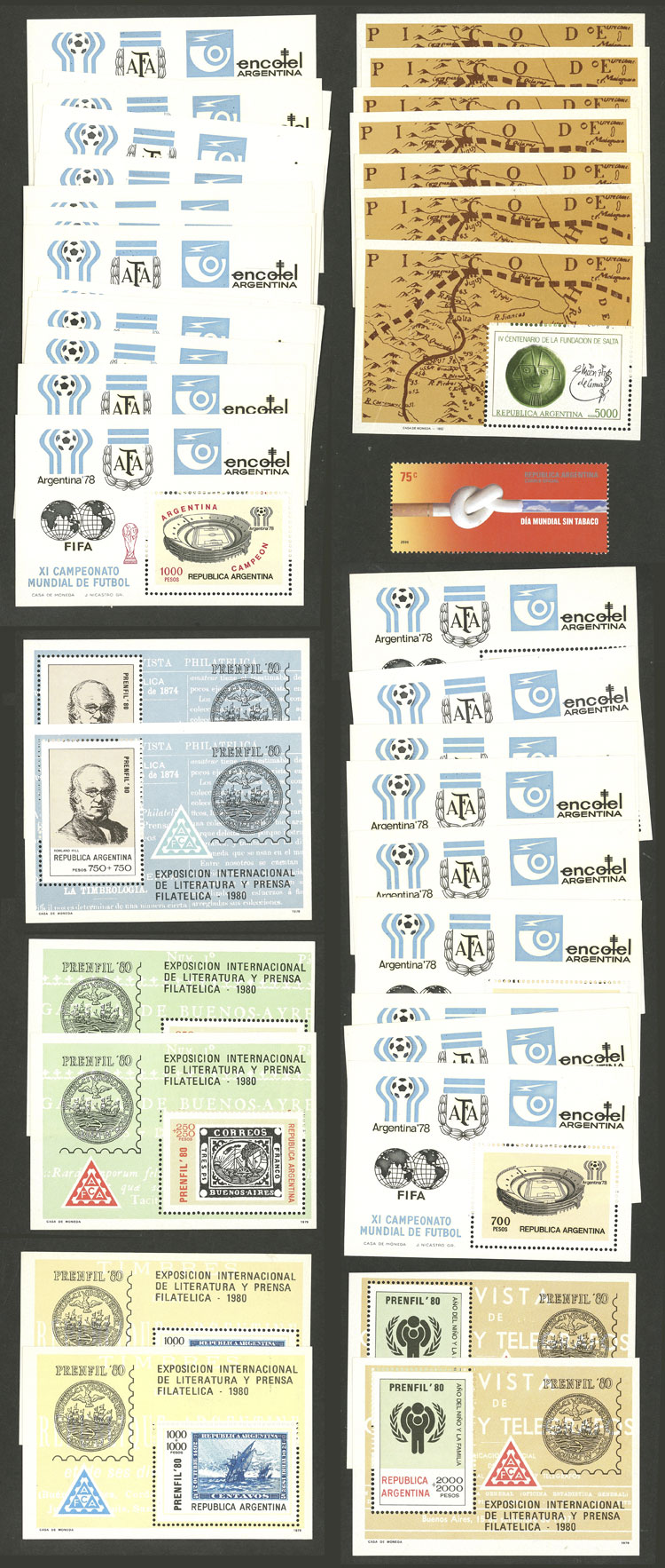 Lot 1240 - Argentina Lots and Collections -  Guillermo Jalil - Philatino Auction # 2235 ARGENTINA: General auction with many 