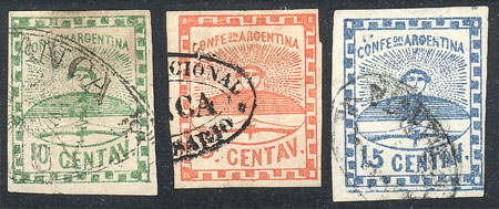 Lot 27 - Argentina confederation -  Guillermo Jalil - Philatino Auction # 2235 ARGENTINA: General auction with many 