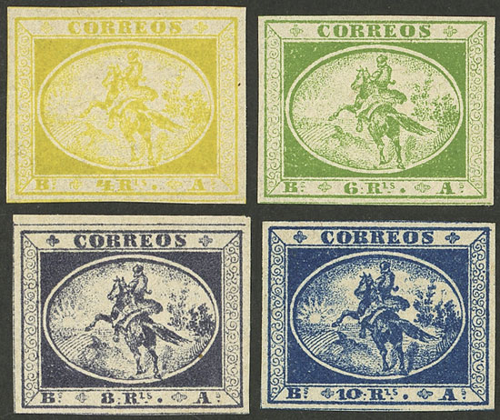Lot 2 - Argentina gauchitos -  Guillermo Jalil - Philatino Auction # 2236 ARGENTINA: Lots of an excellent collection with VERY LOW STARTS (it includes many rarities!)