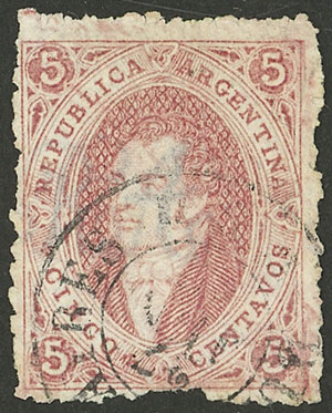 Lot 21 - Argentina rivadavias -  Guillermo Jalil - Philatino Auction # 2236 ARGENTINA: Lots of an excellent collection with VERY LOW STARTS (it includes many rarities!)