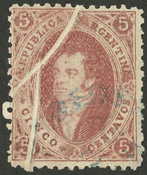 Lot 17 - Argentina rivadavias -  Guillermo Jalil - Philatino Auction # 2236 ARGENTINA: Lots of an excellent collection with VERY LOW STARTS (it includes many rarities!)