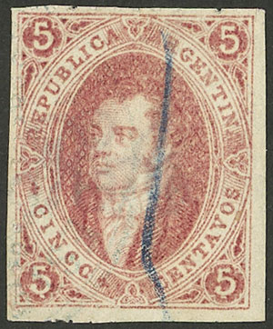 Lot 14 - Argentina rivadavias -  Guillermo Jalil - Philatino Auction # 2236 ARGENTINA: Lots of an excellent collection with VERY LOW STARTS (it includes many rarities!)