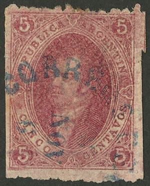 Lot 158 - Argentina rivadavias -  Guillermo Jalil - Philatino Auction # 2236 ARGENTINA: Lots of an excellent collection with VERY LOW STARTS (it includes many rarities!)
