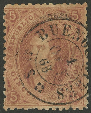 Lot 127 - Argentina rivadavias -  Guillermo Jalil - Philatino Auction # 2236 ARGENTINA: Lots of an excellent collection with VERY LOW STARTS (it includes many rarities!)