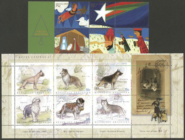Lot 403 - Argentina general issues -  Guillermo Jalil - Philatino Auction # 2236 ARGENTINA: Lots of an excellent collection with VERY LOW STARTS (it includes many rarities!)