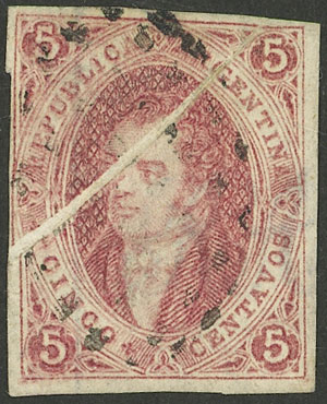 Lot 9 - Argentina rivadavias -  Guillermo Jalil - Philatino Auction # 2236 ARGENTINA: Lots of an excellent collection with VERY LOW STARTS (it includes many rarities!)