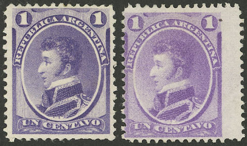 Lot 73 - Argentina general issues -  Guillermo Jalil - Philatino Auction # 2237 ARGENTINA: Very enjoyable general auction (2), with a lot of interesting material of all periods!!