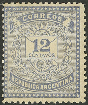 Lot 102 - Argentina general issues -  Guillermo Jalil - Philatino Auction # 2237 ARGENTINA: Very enjoyable general auction (2), with a lot of interesting material of all periods!!
