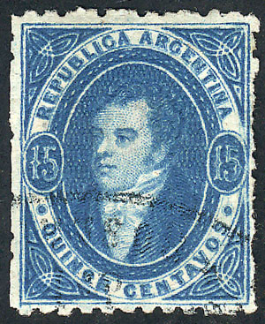 Lot 55 - Argentina rivadavias -  Guillermo Jalil - Philatino Auction # 2237 ARGENTINA: Very enjoyable general auction (2), with a lot of interesting material of all periods!!