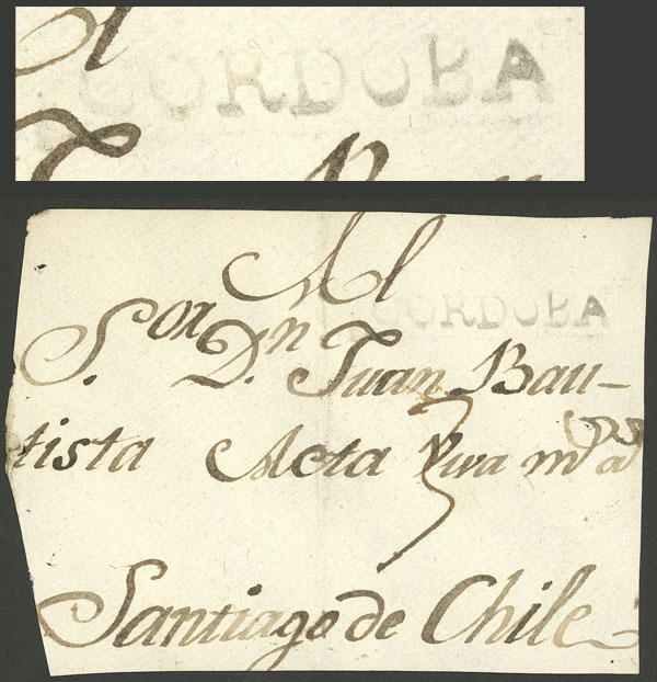 Lot 165 - Argentina pre-stamp mail -  Guillermo Jalil - Philatino Auction # 2238 ARGENTINA: Special October auction