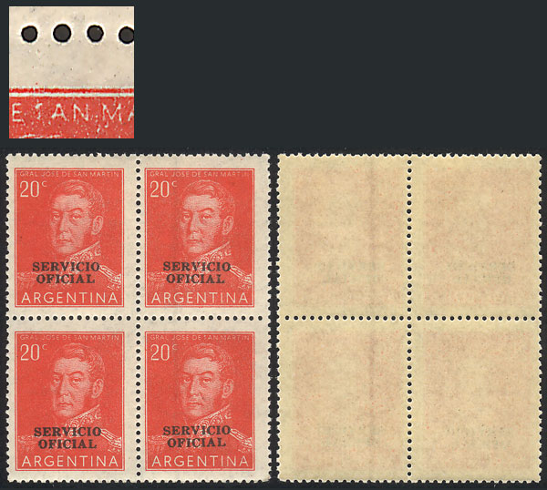 Lot 152 - Argentina official stamps -  Guillermo Jalil - Philatino Auction # 2238 ARGENTINA: Special October auction
