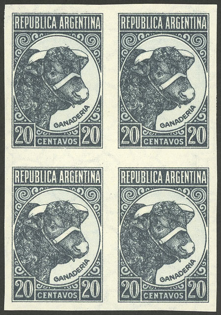 Lot 94 - Argentina general issues -  Guillermo Jalil - Philatino Auction # 2238 ARGENTINA: Special October auction