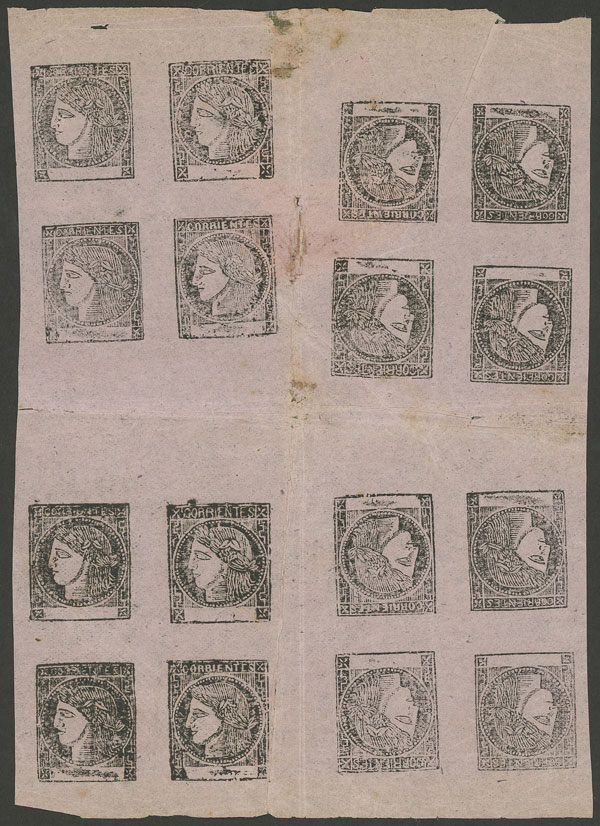 Lot 14 - Argentina corrientes - Guillermo Jalil - Philatino Auction # 2238 ARGENTINA: Special October auction Lot 14 - Argentina corrientes - Guillermo Jalil - Philatino Auction # 2238 ARGENTINA: Special October auction