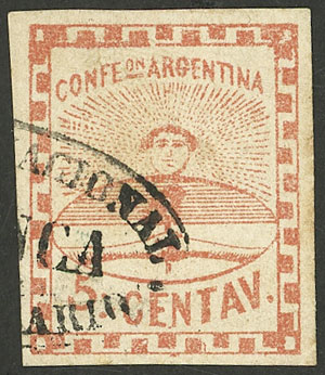 Lot 16 - Argentina confederation - Guillermo Jalil - Philatino Auction # 2238 ARGENTINA: Special October auction Lot 16 - Argentina confederation - Guillermo Jalil - Philatino Auction # 2238 ARGENTINA: Special October auction