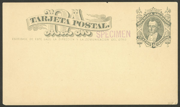 Lot 162 - Argentina Postal stationery -  Guillermo Jalil - Philatino Auction # 2238 ARGENTINA: Special October auction