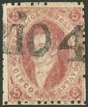 Lot 20 - Argentina rivadavias -  Guillermo Jalil - Philatino Auction # 2239 ARGENTINA: Special October auction (2nd part)