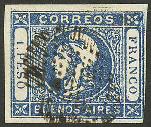 Lot 2 - Argentina cabecitas -  Guillermo Jalil - Philatino Auction # 2239 ARGENTINA: Special October auction (2nd part)