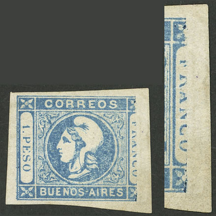 Lot 4 - Argentina cabecitas -  Guillermo Jalil - Philatino Auction # 2239 ARGENTINA: Special October auction (2nd part)