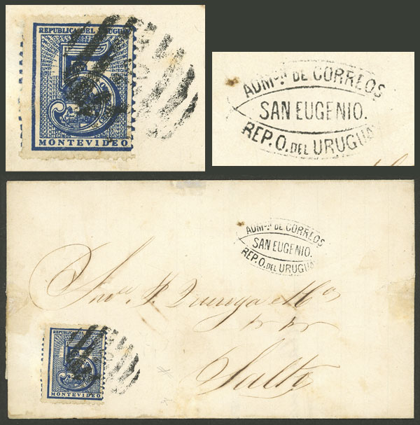 Lot 83 - Uruguay postal history -  Guillermo Jalil - Philatino Auction # 2240 URUGUAY: Special auction, 101 lots!!