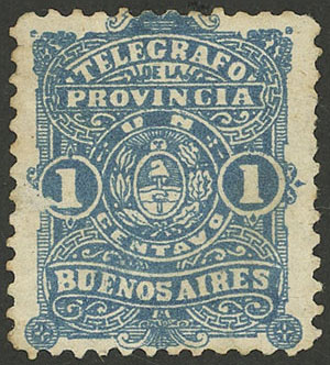 Lot 1183 - Argentina telegraph stamps - Guillermo Jalil - Philatino Auction # 2242 ARGENTINA: Lot 1183 - Argentina telegraph stamps - Guillermo Jalil - Philatino Auction # 2242 ARGENTINA: