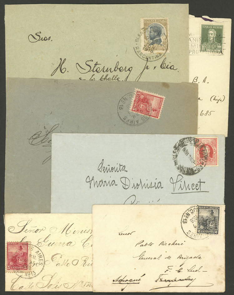 Lot 1331 - Argentina postal history - Guillermo Jalil - Philatino Auction # 2242 ARGENTINA: Lot 1331 - Argentina postal history - Guillermo Jalil - Philatino Auction # 2242 ARGENTINA: