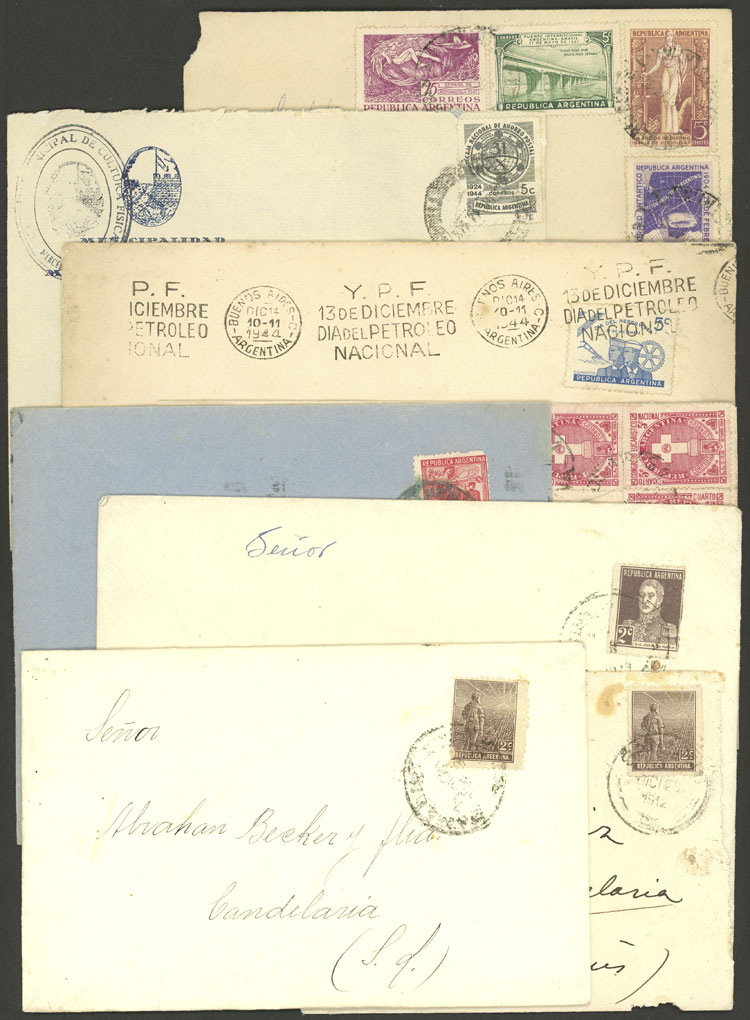 Lot 1337 - Argentina postal history - Guillermo Jalil - Philatino Auction # 2242 ARGENTINA: Lot 1337 - Argentina postal history - Guillermo Jalil - Philatino Auction # 2242 ARGENTINA: